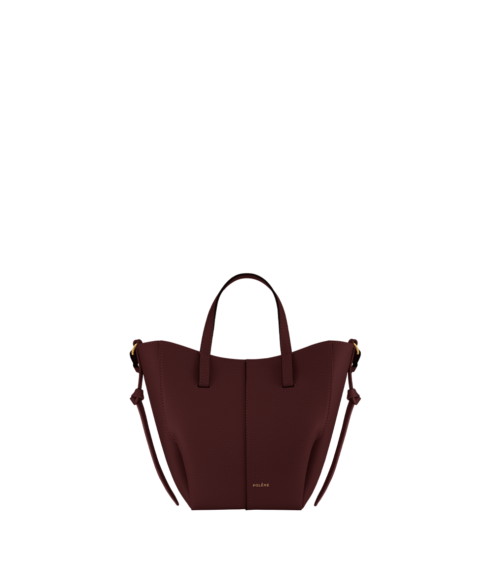 Cyme Tote Nano - Textured Black Cherry
